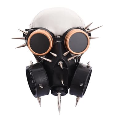 Steampunk Gas Mask Retro Punk Goggles - image 1