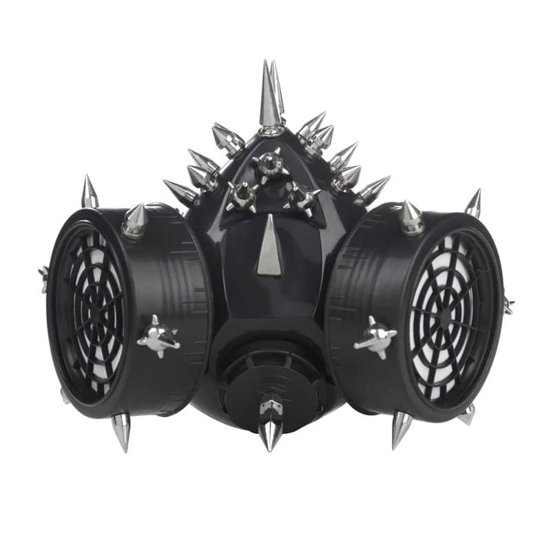 Steampunk Gas Mask Rivets Steel Cyberpunk Respirator