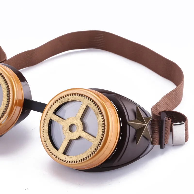 Cosplay Accessories Steampunk Masks With Brown Goggles Popular Fashion Stage Props Halloween Mask With Respirator Cosplay Accessories Steampunk Masks With Brown Goggles Popular Fashion Stage Props Halloween Mask With Respirator