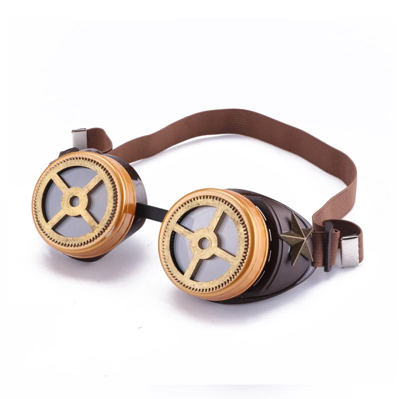 Cosplay Accessories Steampunk Masks With Brown Goggles Popular Fashion Stage Props Halloween Mask With Respirator Cosplay Accessories Steampunk Masks With Brown Goggles Popular Fashion Stage Props Halloween Mask With Respirator