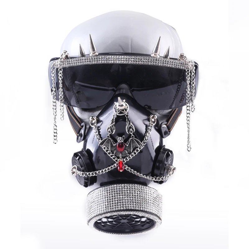 Halloween Masks Bat Ruby Steampunk Mask Glasses Fashion Rock Crystal Goggles Masquerade Carnival mask Stage Performance Halloween Masks Bat Ruby Steampunk Mask Glasses Fashion Rock Crystal Goggles Masquerade Carnival mask Stage Performance