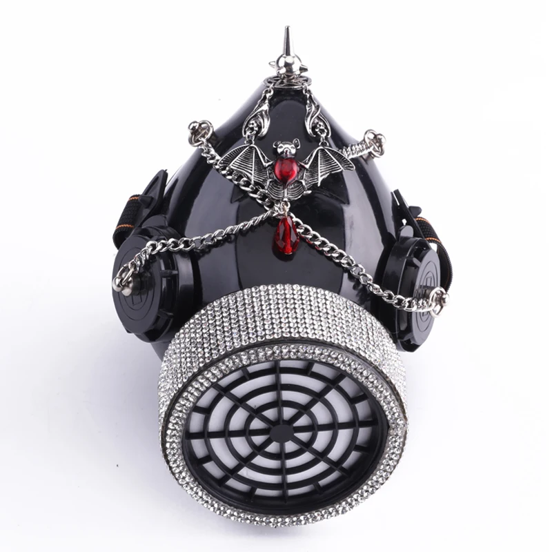 Halloween Masks Bat Ruby Steampunk Mask Glasses Fashion Rock Crystal Goggles Masquerade Carnival mask Stage Performance Halloween Masks Bat Ruby Steampunk Mask Glasses Fashion Rock Crystal Goggles Masquerade Carnival mask Stage Performance