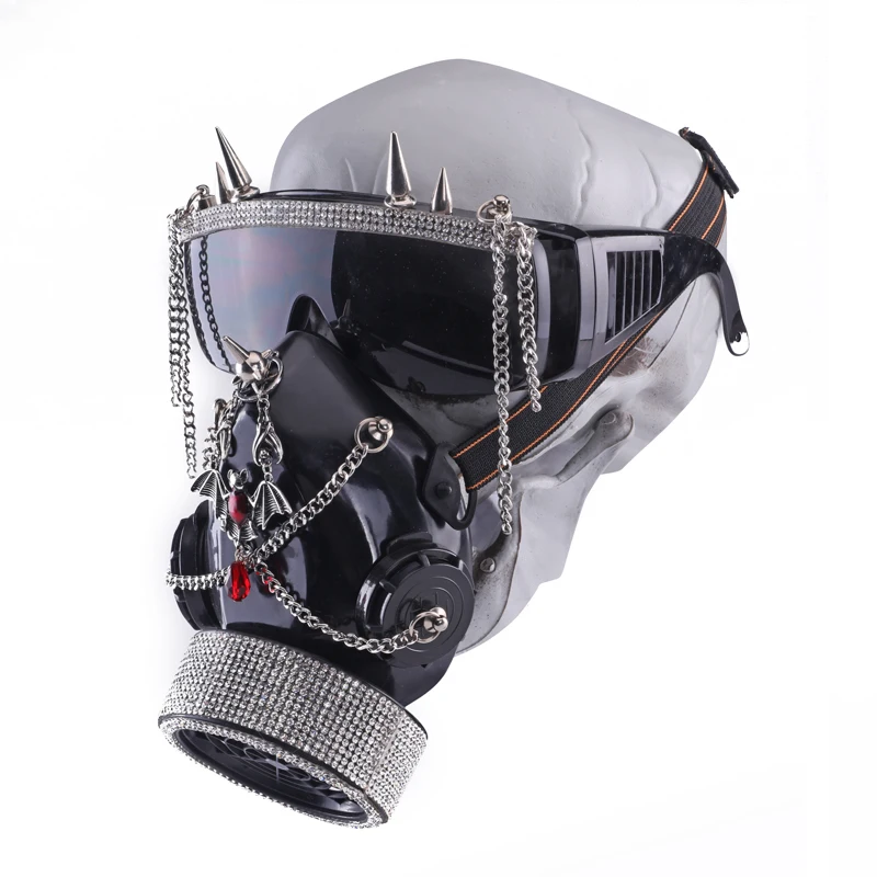 Halloween Masks Bat Ruby Steampunk Mask Glasses Fashion Rock Crystal Goggles Masquerade Carnival mask Stage Performance Halloween Masks Bat Ruby Steampunk Mask Glasses Fashion Rock Crystal Goggles Masquerade Carnival mask Stage Performance