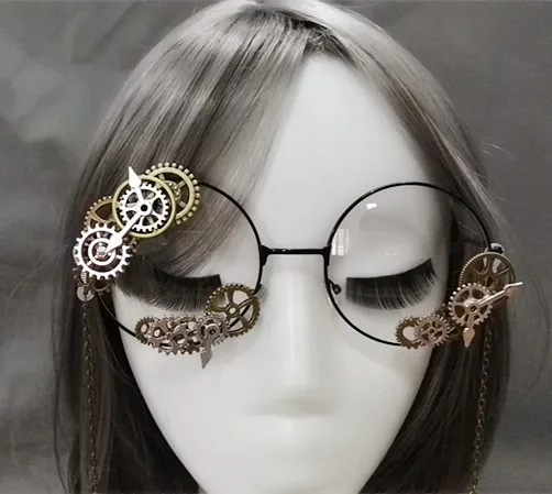 Punk Novelties Steampunk Victorian Gears Mini Top Hat Costume Hair Accessory Handmade With Steam Punk Gear Glasses Punk Novelties Steampunk Victorian Gears Mini Top Hat Costume Hair Accessory Handmade With Steam Punk Gear Glasses