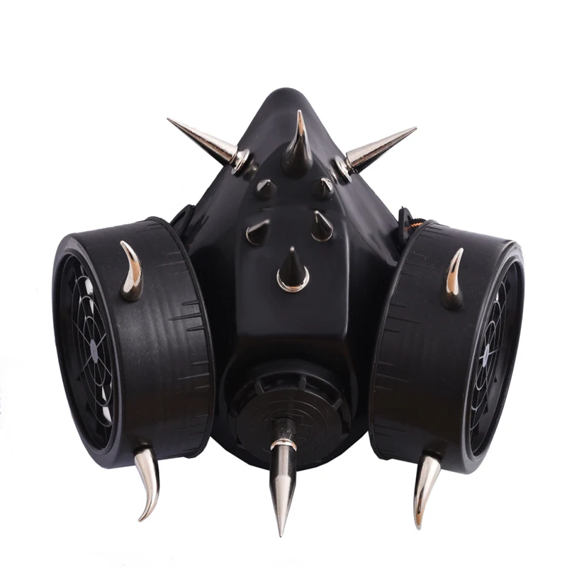 Steampunk Cyber Masks Cosplay Props Gothic Spikes Mask Men and Women Rivets Mask For Party Halloween Accessories Steampunk Cyber Masks Cosplay Props Gothic Spikes Mask Men and Women Rivets Mask For Party Halloween Accessories