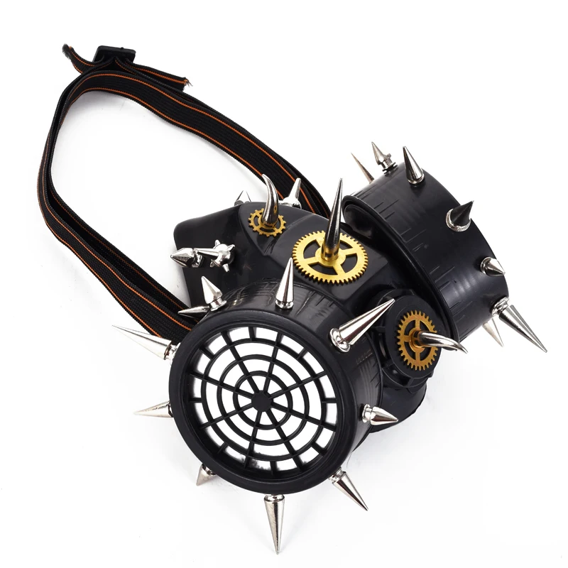 Steampunk Industrial Revolution Cosplay Mask Vintage Costumes Party Punk Rivet Spikes Masks Gear Retro Accessories Unique Steampunk Industrial Revolution Cosplay Mask Vintage Costumes Party Punk Rivet Spikes Masks Gear Retro Accessories Unique
