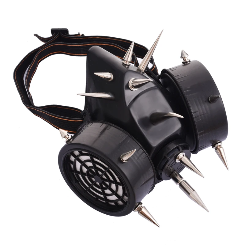 Steampunk Mask Punk Rivet Respirator Spikes Steampunk Mask Punk Rivet Respirator Spikes
