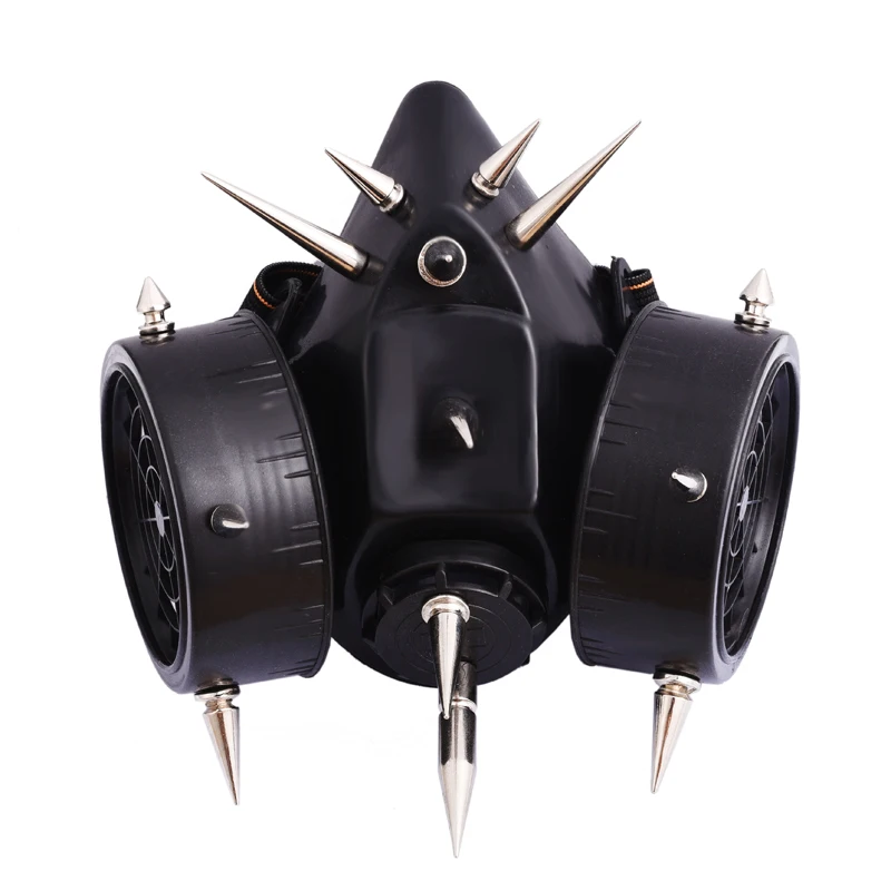 Steampunk Mask Punk Rivet Respirator Spikes Steampunk Mask Punk Rivet Respirator Spikes