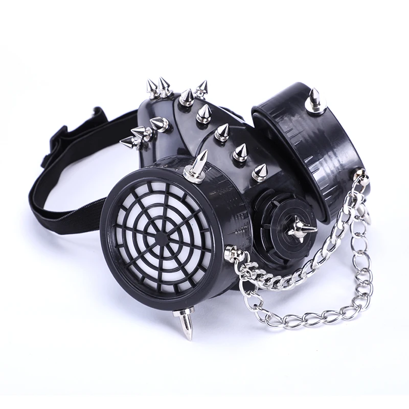 Steampunk Mask Retro Cyber Respirator Rivets Steampunk Mask Retro Cyber Respirator Rivets