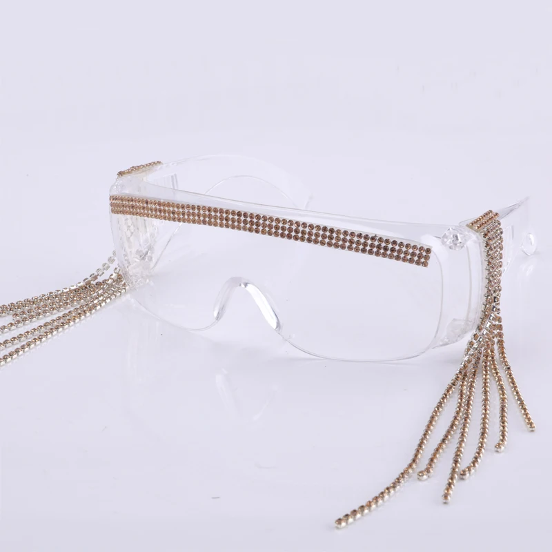Steampunk Mask Rivet Goggles Crystal Tassels Respirator Steampunk Mask Rivet Goggles Crystal Tassels Respirator