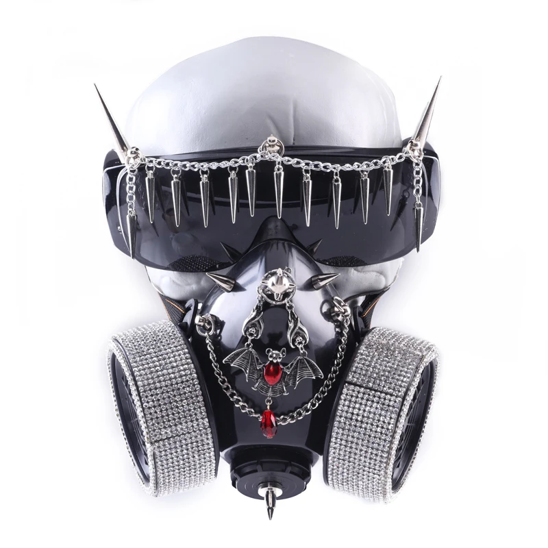 Steampunk Mask Sun Glasses With Metal Rivets Men Women Halloween Mask Black Retro Masquerade Goggles Masks Cosplay Accessories Steampunk Mask Sun Glasses With Metal Rivets Men Women Halloween Mask Black Retro Masquerade Goggles Masks Cosplay Accessories