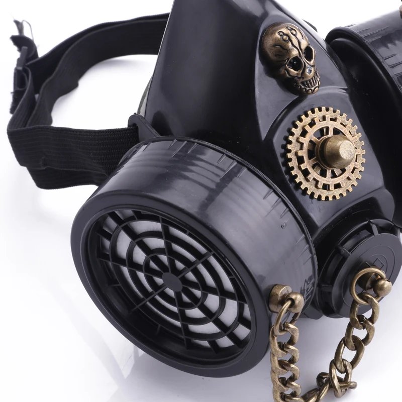 Steampunk Retro Gas Mask Respirator Gothic Skull Gears Steampunk Retro Gas Mask Respirator Gothic Skull Gears