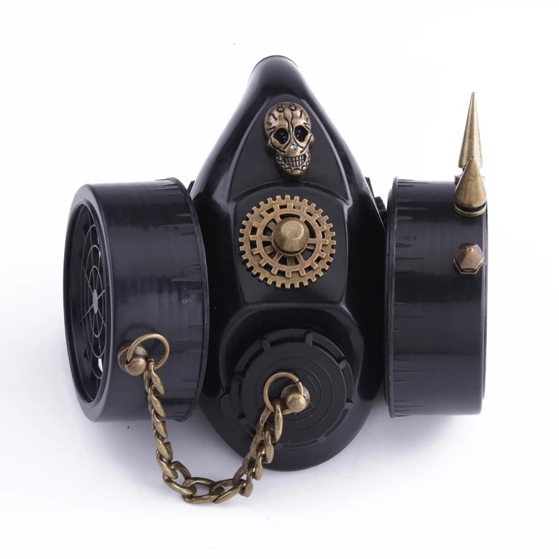 Steampunk Retro Gas Mask Respirator Gothic Skull Gears Steampunk Retro Gas Mask Respirator Gothic Skull Gears