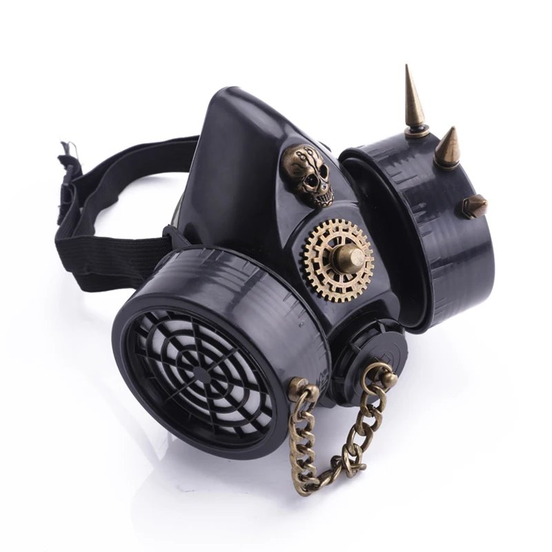 Steampunk Retro Gas Mask Respirator Gothic Skull Gears Steampunk Retro Gas Mask Respirator Gothic Skull Gears