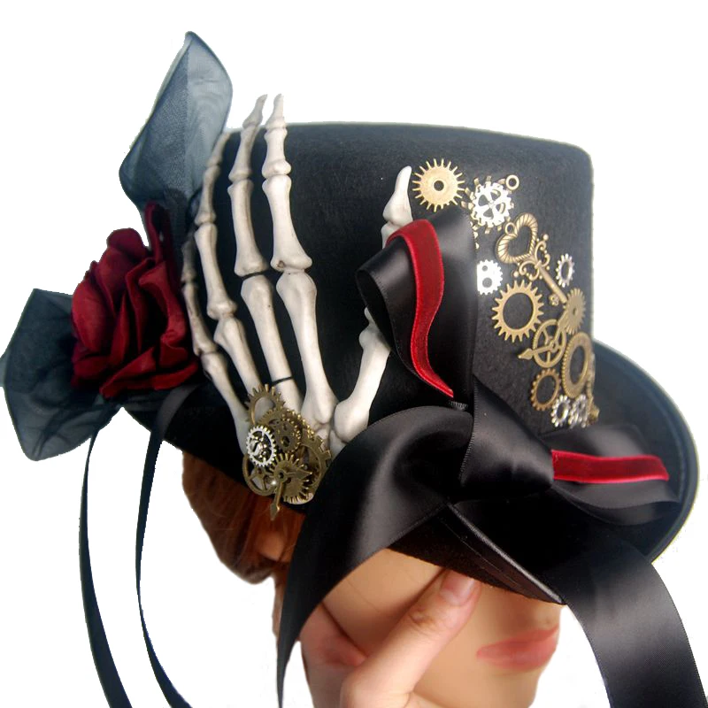 Steampunk Top Hat Skeleton Hand Steampunk Top Hat Skeleton Hand